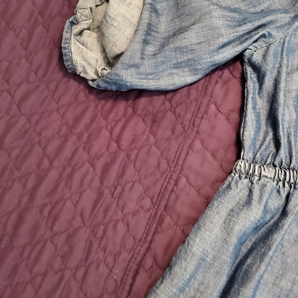 Gap- Used once, denim maternity dress. - Picture 5 of 7